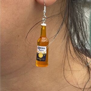 🔥🔥Corona Bottle Hook Earrings, Acrylic Bottle